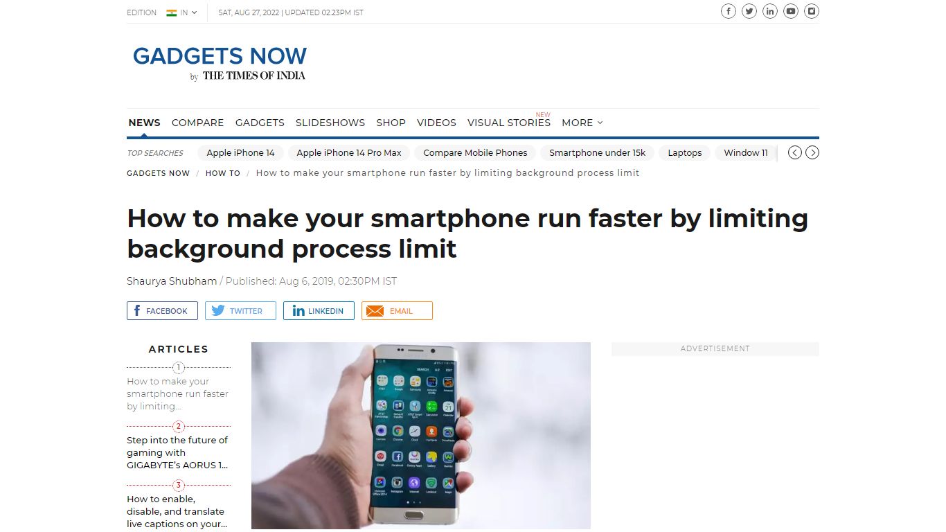 How to make your smartphone run faster by limiting background process limit